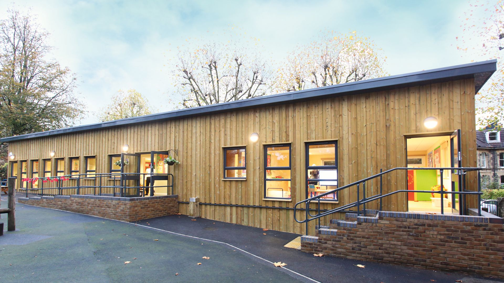 Redland High School for Girls in Bristol modular building